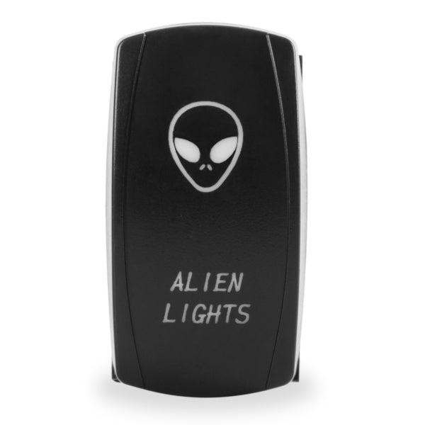 SWITCH ROCKER 5 PINS ALIEN LIGHTS BL