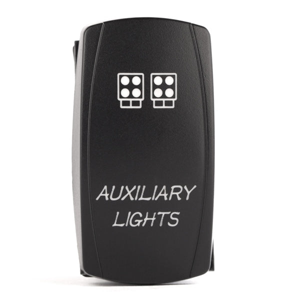 SWITCH ROCKER 5 PINS AUXILIARY LIGHTS BL