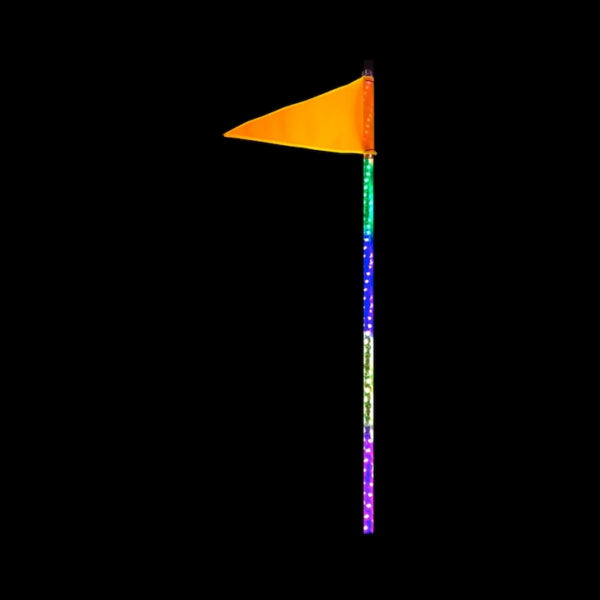 LIGHT WHIP LED 4" W/REMOTE SINGLE