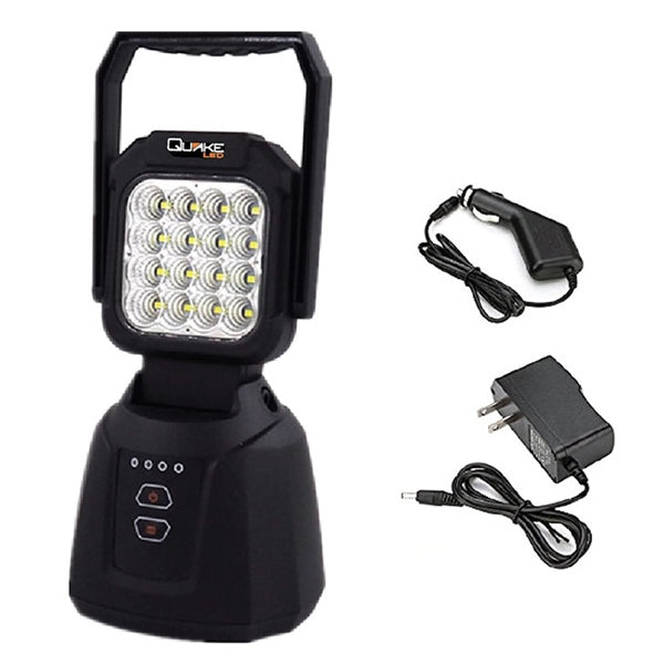 WORK LIGHT PORTABLE BK QUAKELED