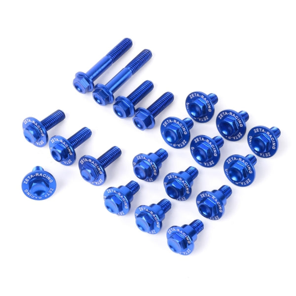 BOLT SET ALU PLASTIC BL KAWA
