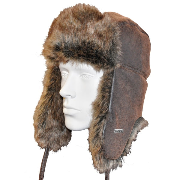 BEANIE AVIATOR BRW L NATS