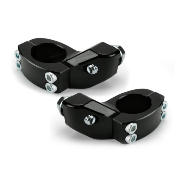 CLAMP MOUNT CRM 1-1/8" BAR BK