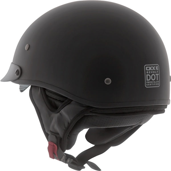 HELM REVOLT RSV SOLID MAT BK 2XL CKX