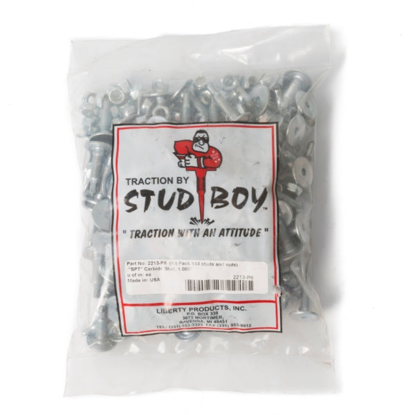 STUD SPT CARB 1.080" W/LOCK-NUTS QTY144