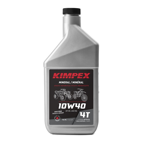 OIL ENGINE MOTO/ATV 10W40 946ML MNRAL