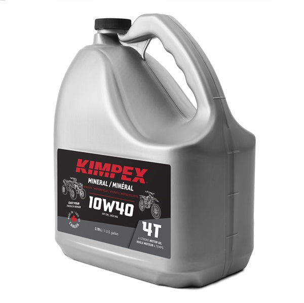 OIL ENGINE MOTO/ATV 10W40 3.78L MNRAL