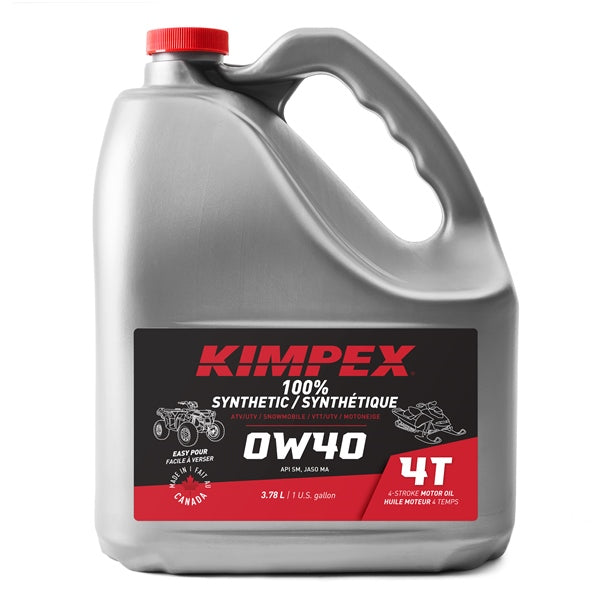 OIL ENGINE SNWMOB/ATV 0W40 3.78L SYNT