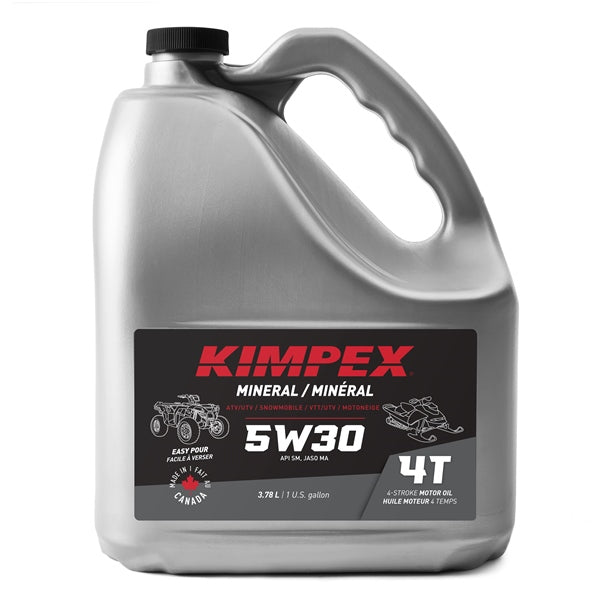 OIL ENGINE SNWMOB/ATV 5W30 3.78L MNRAL