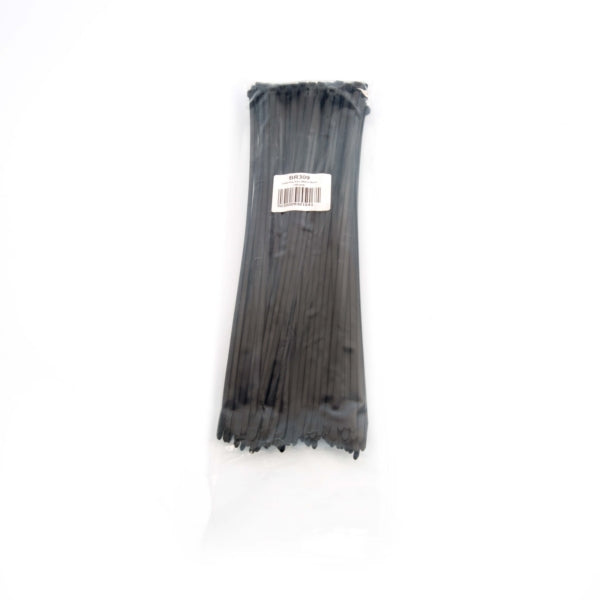 CABLE TIES 3.6X300MM BK QTY100 OXFORD