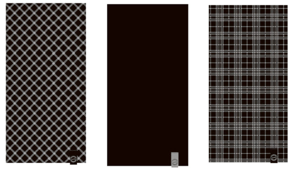 COMFY TARTAN BK/WH QTY3 OXFORD