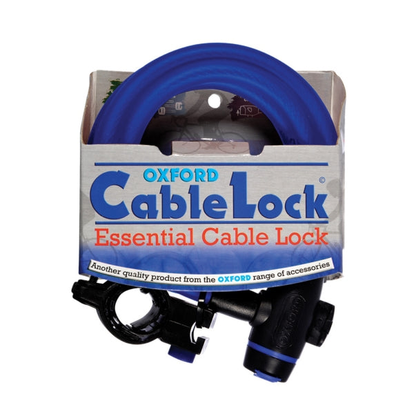 CABLE LOCK 1,8MX12MM BL OXFORD