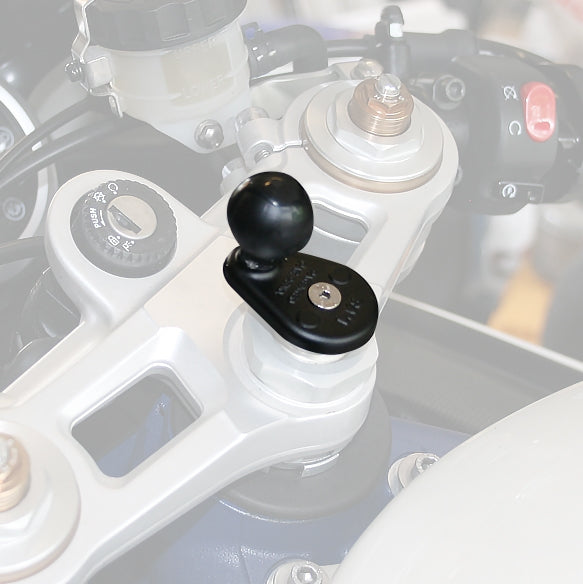 CYCLE STEM BASE W/BALL 1" RAMMOUNT