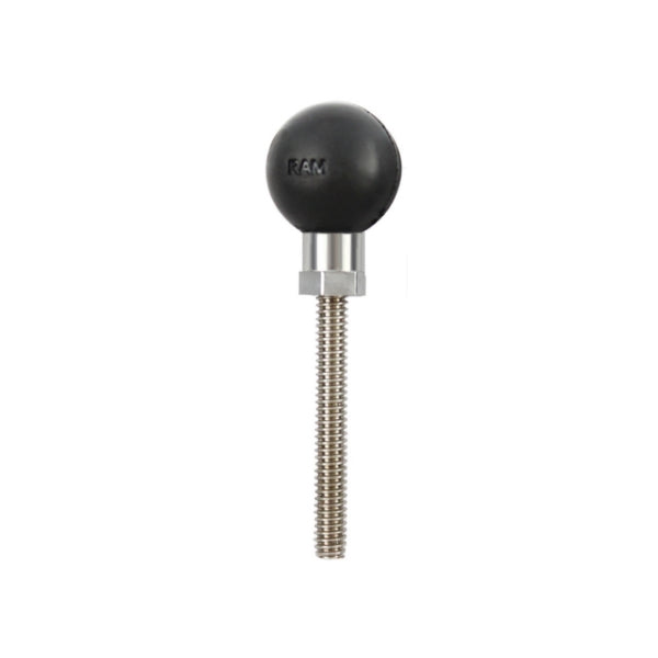 STUD THREATED 1/4-20 X 2.25" W/1"BALL
