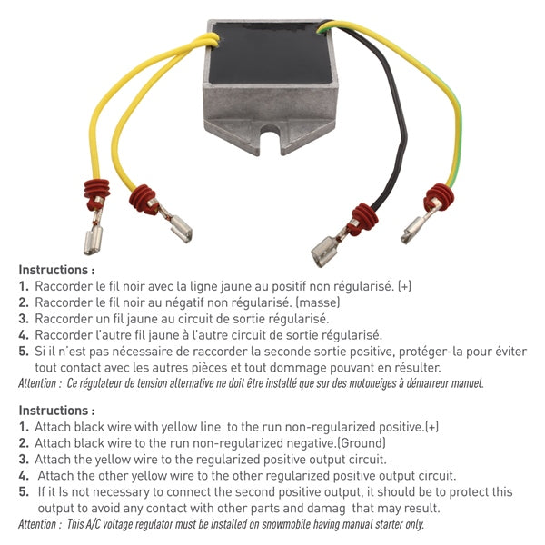 VOLTAGE REGULATOR SKI-DOO KIMPEX