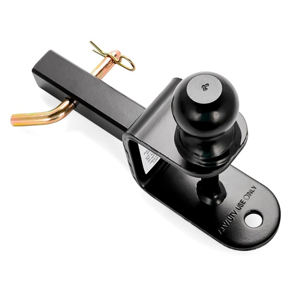 BALLMOUNT 2" BALL 1-1/4" SHANK BLACKBOAR