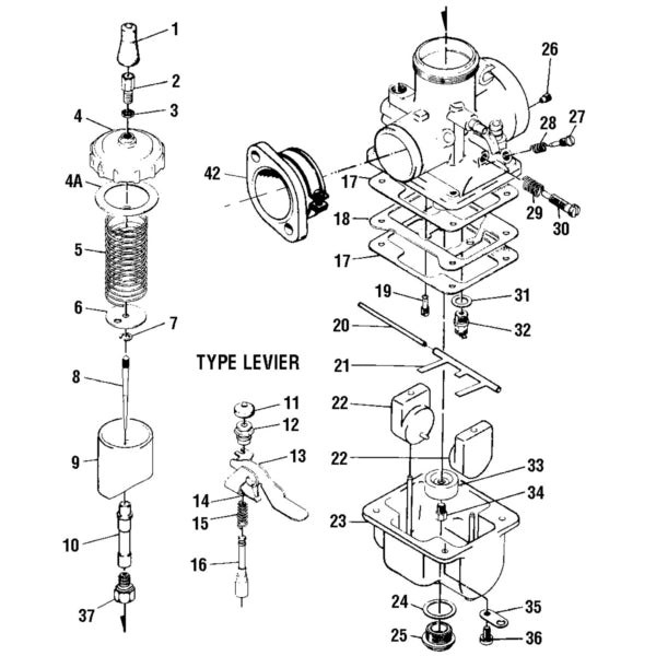 MIXING CHAMBER CAP 30-34MM MIKUNI