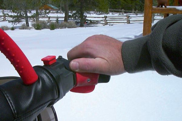 THROTTLE THUMB LEVER - RED