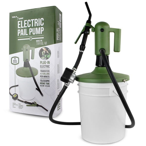 PUMP PAIL ELECT W/METER TRPAIL-M
