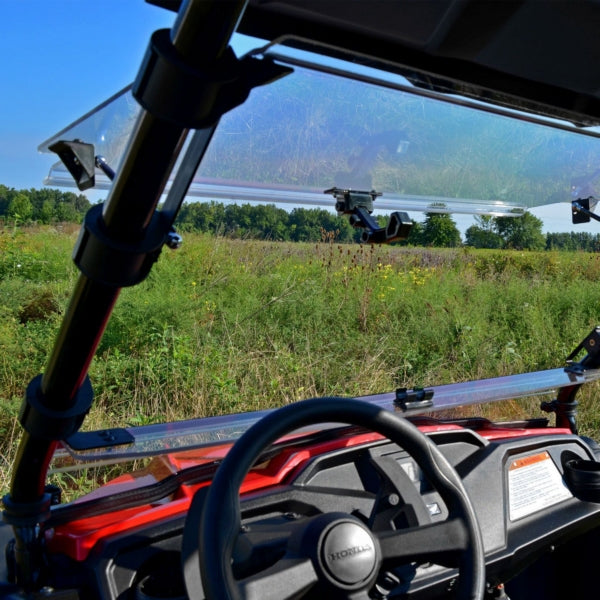 WINDSHIELD FLIP CLR HON SUPERATV