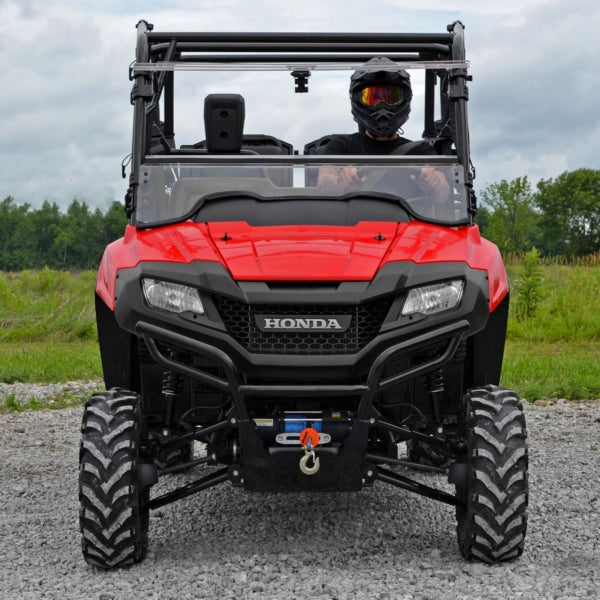 WINDSHIELD FLIP CLR HON SUPERATV
