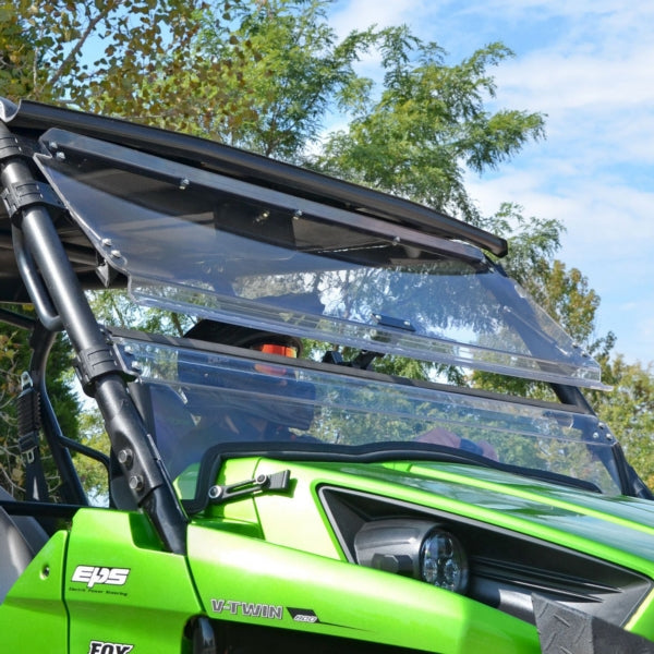 WINDSHIELD FLIP CLR KAWA SUPERATV