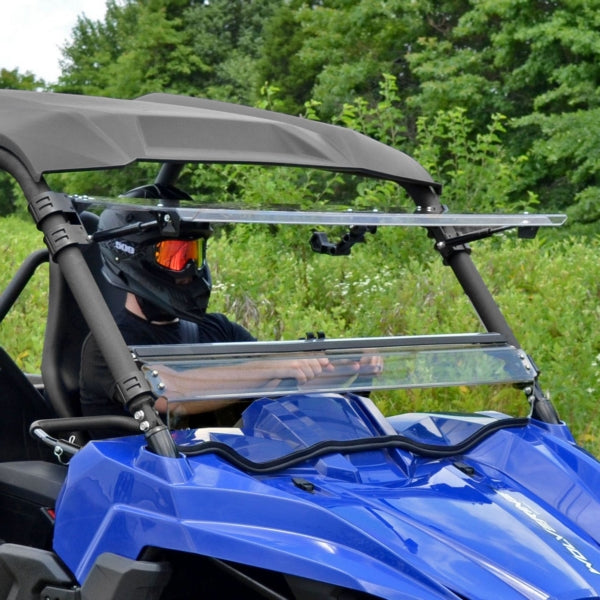 WINDSHIELD FLIP CLR YAM SUPERATV