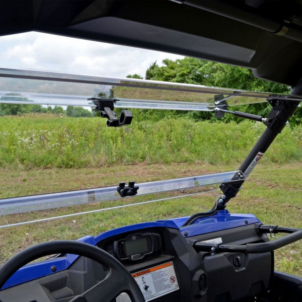 WINDSHIELD FLIP CLR YAM SUPERATV
