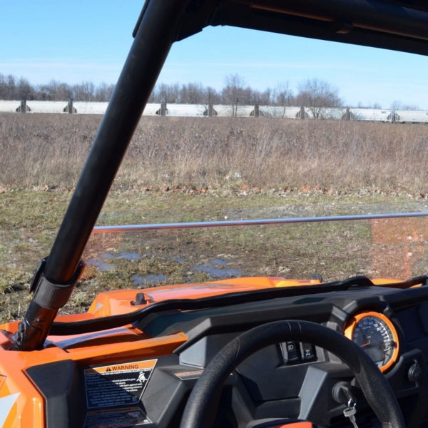 WINDSHIELD HALF CLR POL SUPERATV