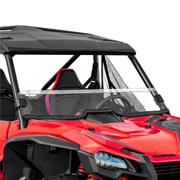 WINDSHIELD HALF FT CLR HON SUPERATV
