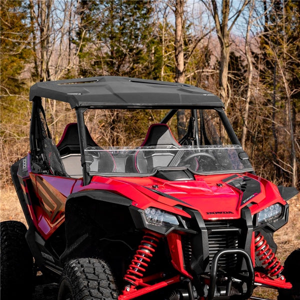 WINDSHIELD HALF FT CLR HON SUPERATV