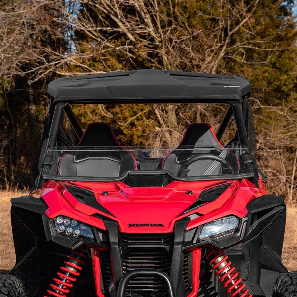 WINDSHIELD HALF FT CLR HON SUPERATV