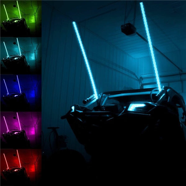 WHIP LIGHTS 5  RGB LED VERTICAL BRACKET