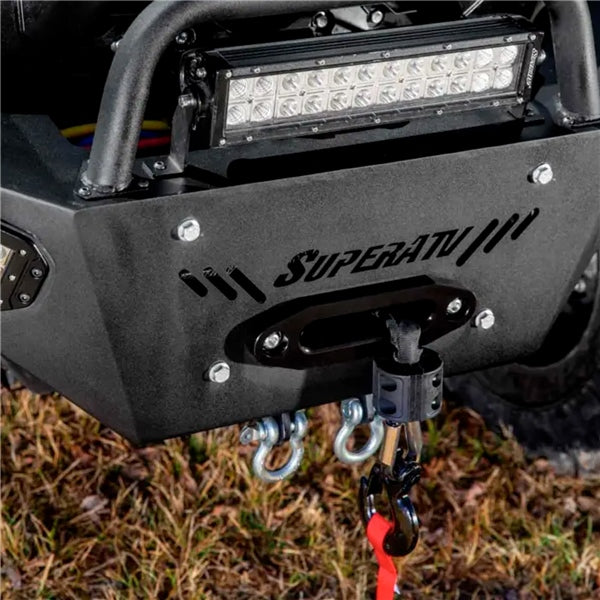 BUMPER FT WINCH READY W/LIGHT C-AM
