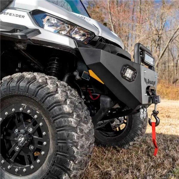 BUMPER FT WINCH READY W/LIGHT C-AM