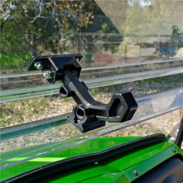 WINDSHIELD FLIP CLR KAWA SUPERATV