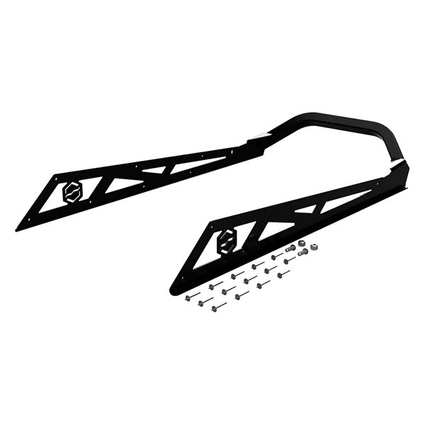 BUMPER RR POWDERCOAT AXYS 144 BK