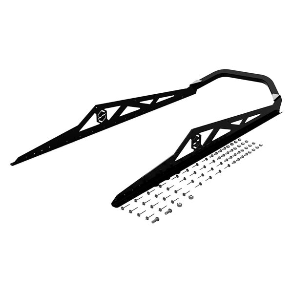 BUMPER RR POWDERCOAT A/C 153 BK