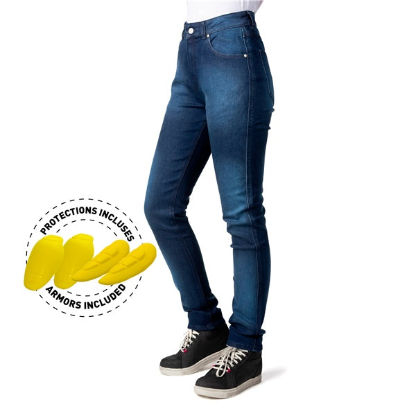 JEANS HORIZON STRAIG SHORT WOM BL 06/29