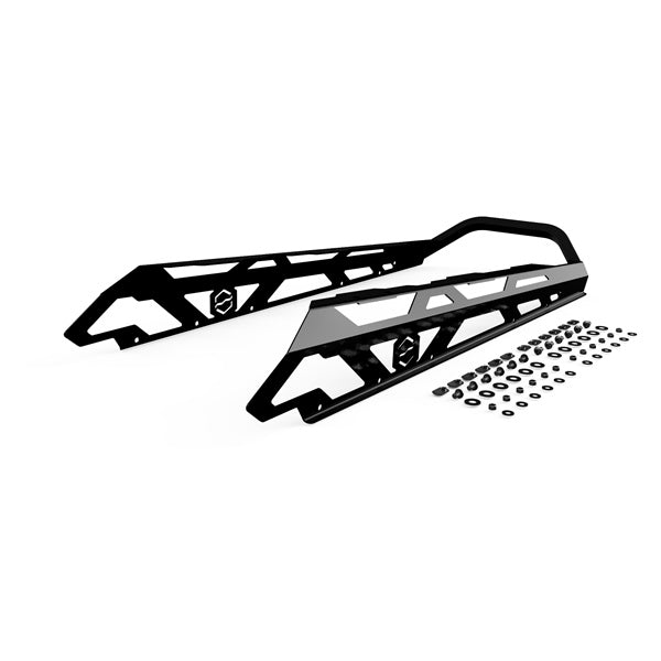 BUMPER RR POWDERCOAT BRP 165" BK ITEK