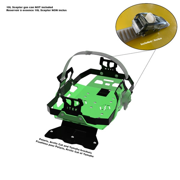 FUEL PACK BRACKET GR TEAM A/C ITEK