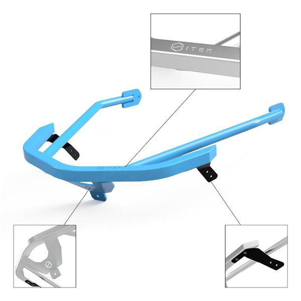 BUMPER FT POL SKY BL ITEK