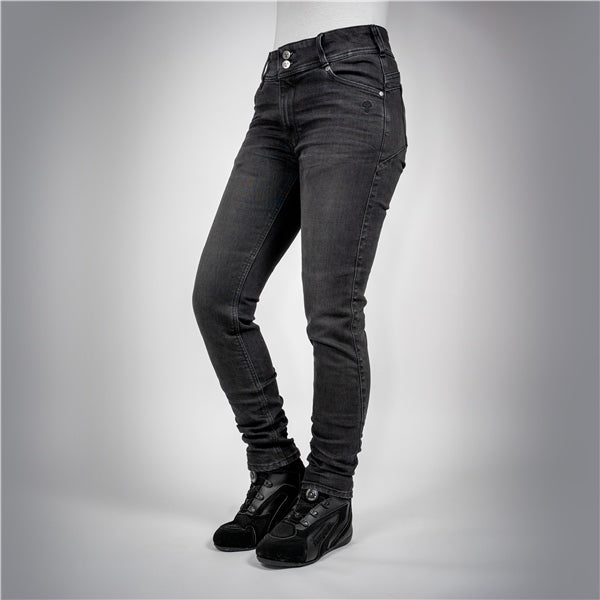 JEANS RAVEN SLIM REG WOM BK 6/31
