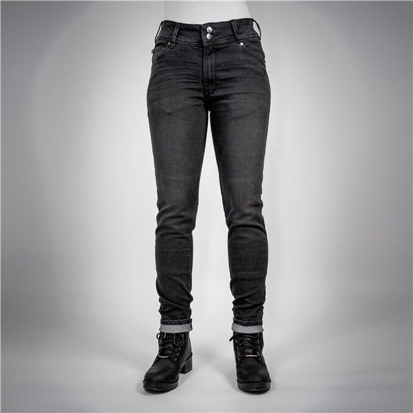 JEANS RAVEN STRAIGHT REG WOM BK 12/31