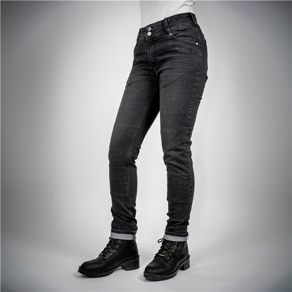 JEANS RAVEN STRAIGHT REG WOM BK 20/31