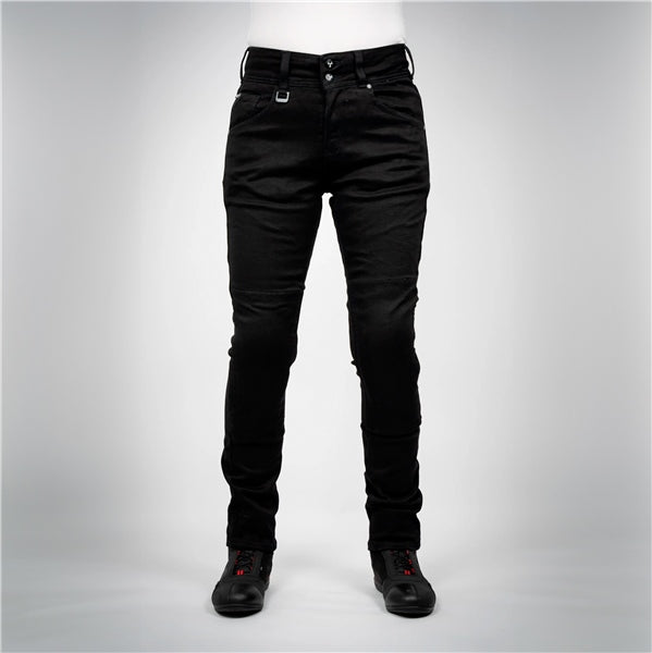 JEANS GUARDIAN STRAIGHT REG WOM BK 14/31