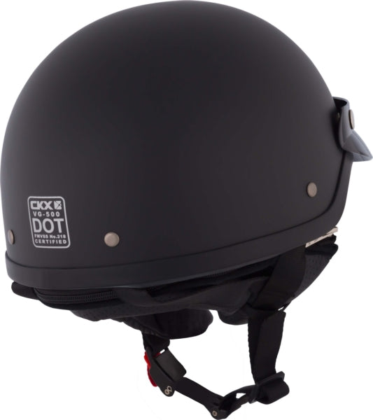 HELM VG500 SOLID BK MAT 2XL CKX
