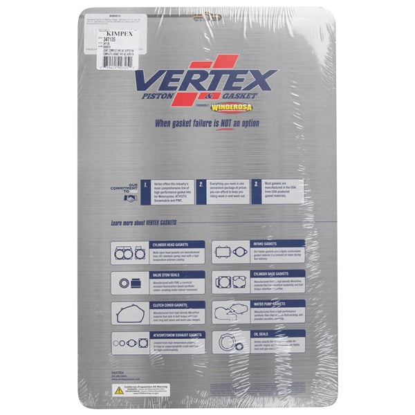 COMPLETE GASKET KIT A/C VERTEXWINDEROSA