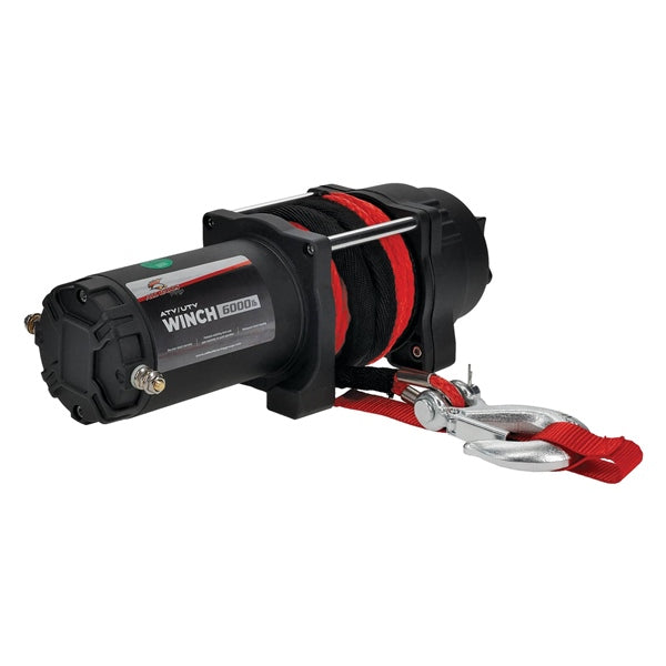 WINCH SYNTHETIC 4-BOLT 6000LB