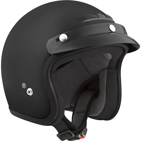 HELM VG300KID SOLID FLAT BK S/M CKX